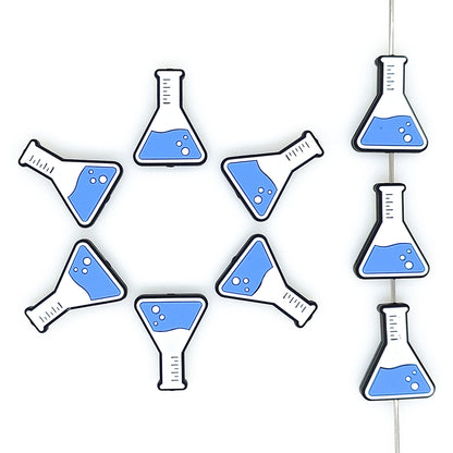 Science Beaker Focal Beads