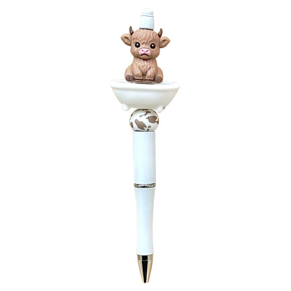 Animal Sitting In The Bathtub Beaded Pen