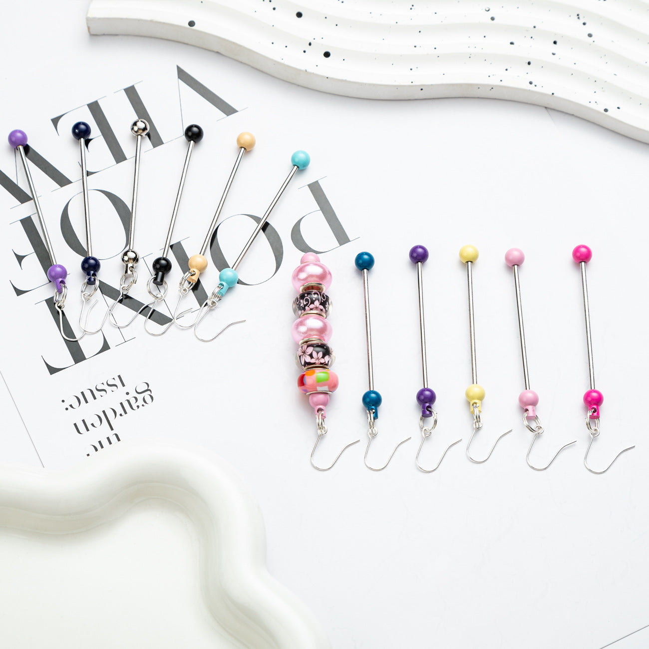 Beadable Earring Bar-Blank