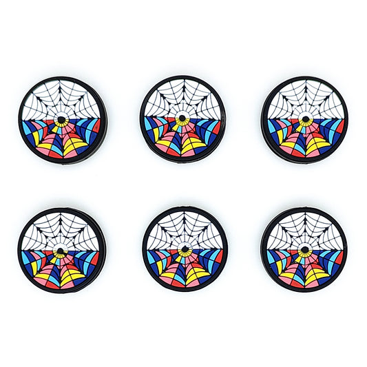 Halloween Spider Web Focal Silicone Beads