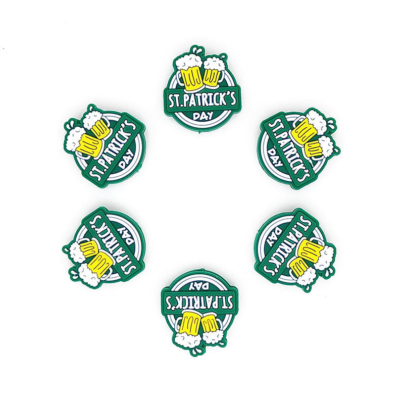 St. Patrick’s Day Focal Silicone Beads