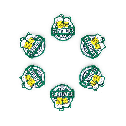 St. Patrick’s Day Focal Silicone Beads