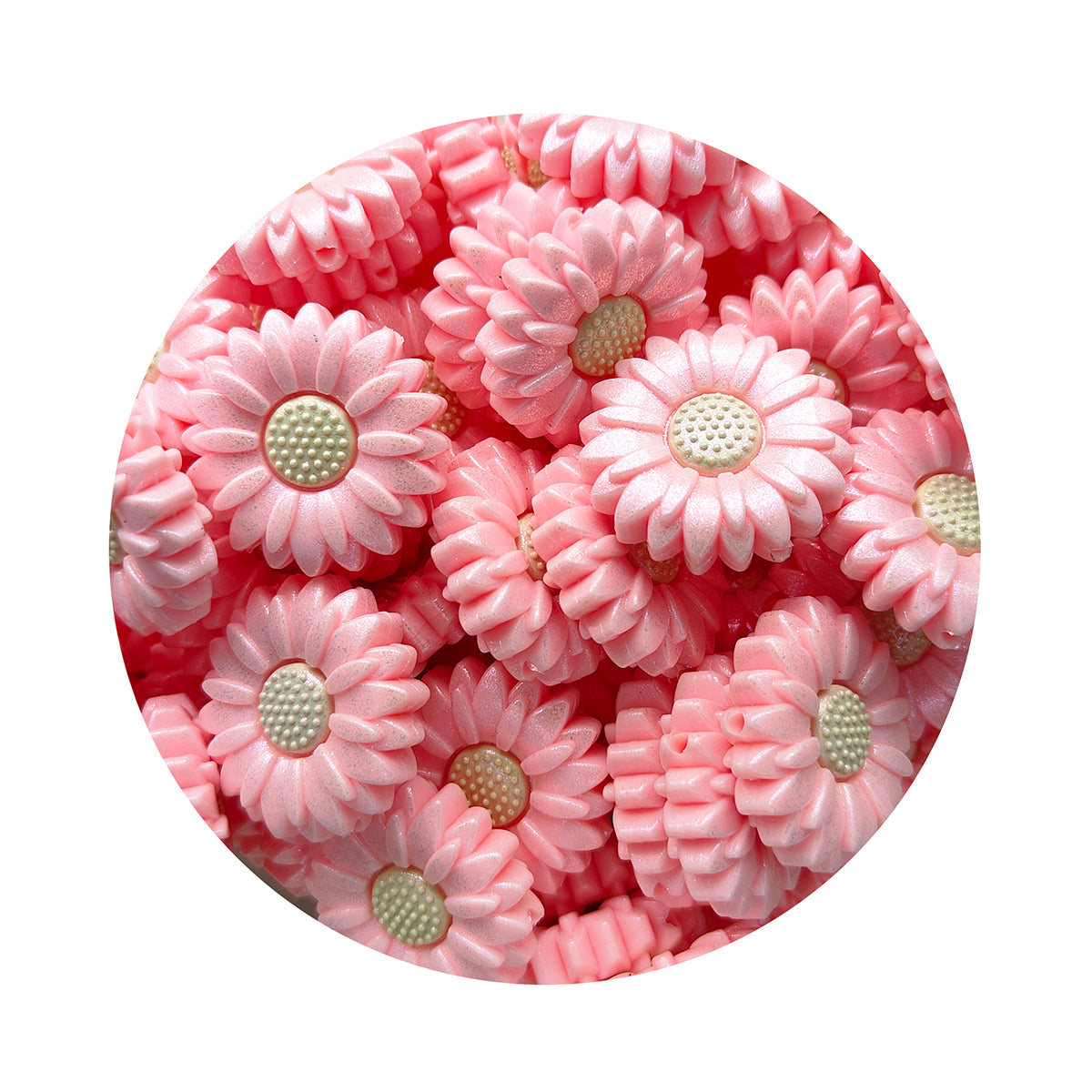 MrBite 20/30mm Opal Sunflower Silicone Focal