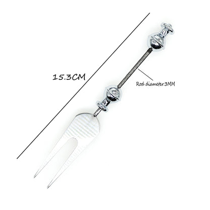 Mrbite 5Pcs/Lot Beadable Blank Stainless Steel Spoon/Fork/Bottle Opener