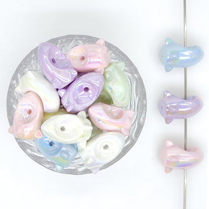 Mix Airship Shaped Acrylic Focal Beads