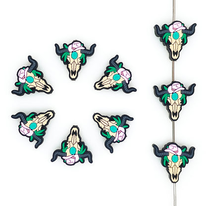Western Skeleton Cow Head Focal