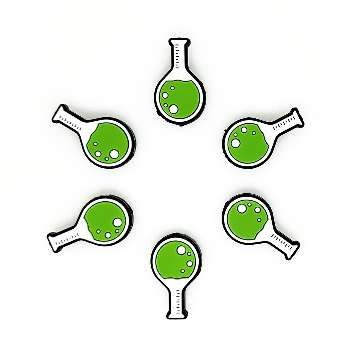 Round Bottomed Glass Flask Focal Beads
