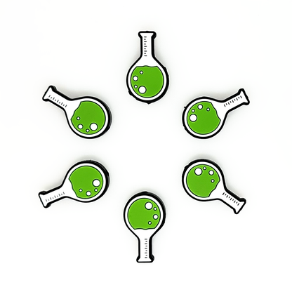 Round Bottomed Glass Flask Focal Beads