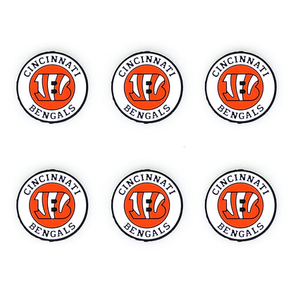 Football Team Focal Silicone Beads