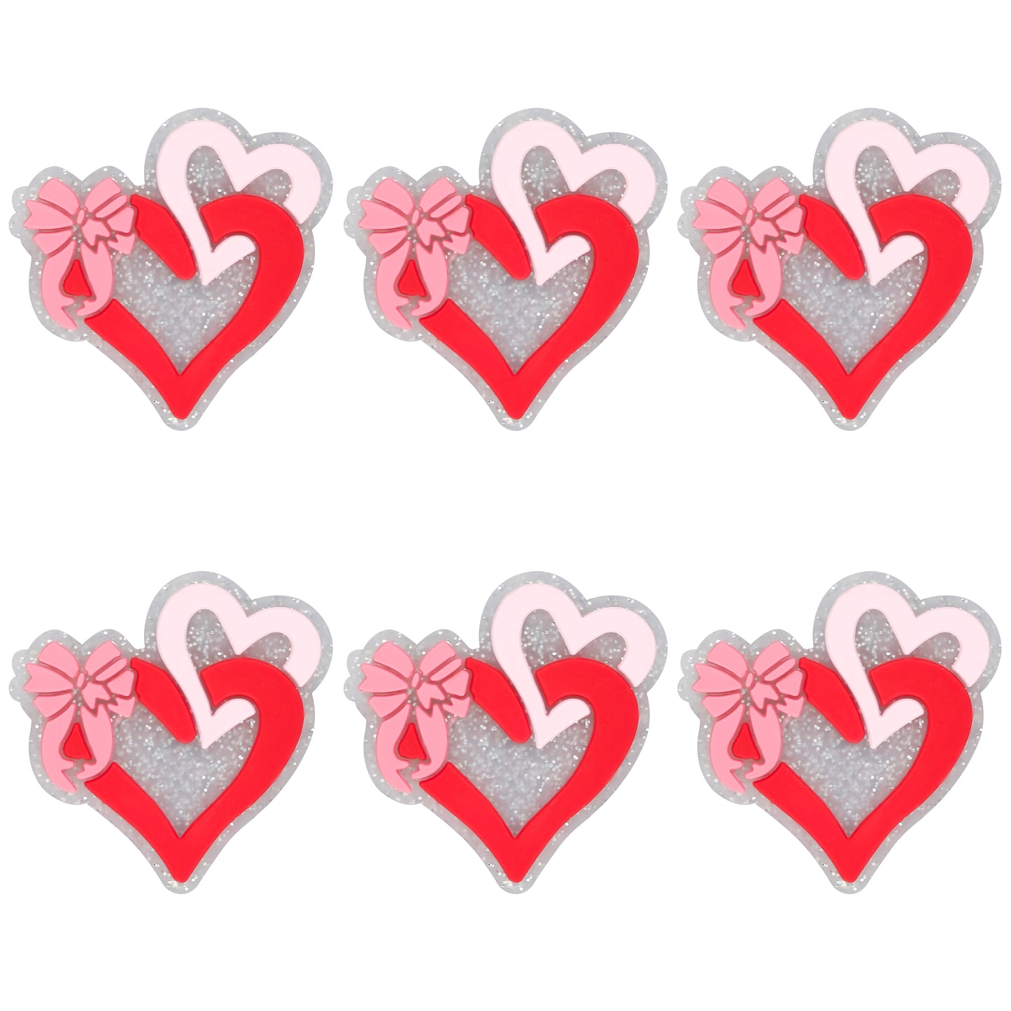 Heart Glitter Focal