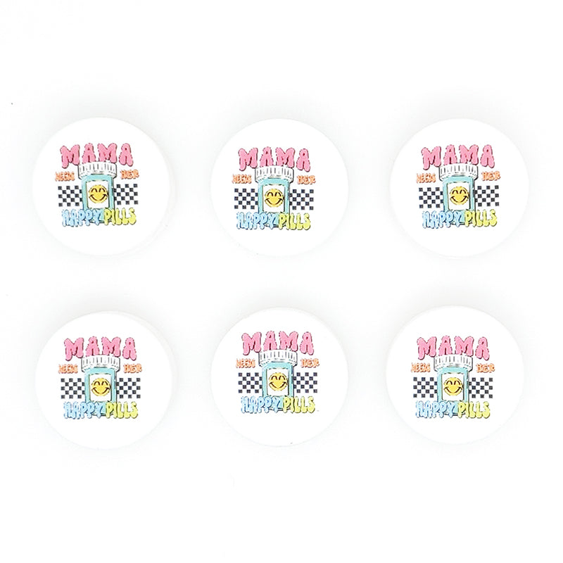 Mama Happy Pills Print Focal
