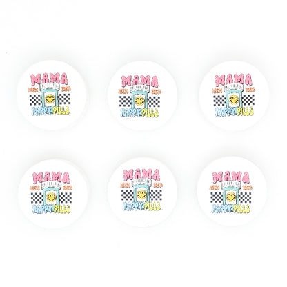 Mama Happy Pills Print Focal