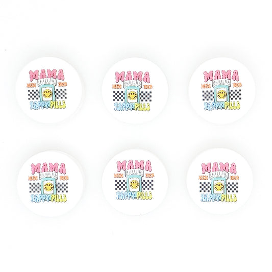 Mama Happy Pills Print Focal