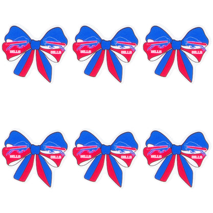 New Silicone Bow Football Team Focal Beads