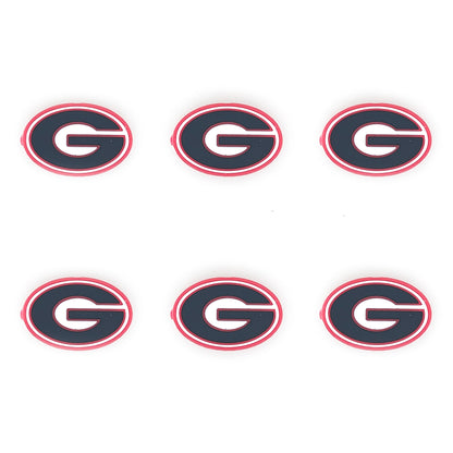 Football Team Focal Silicone Beads