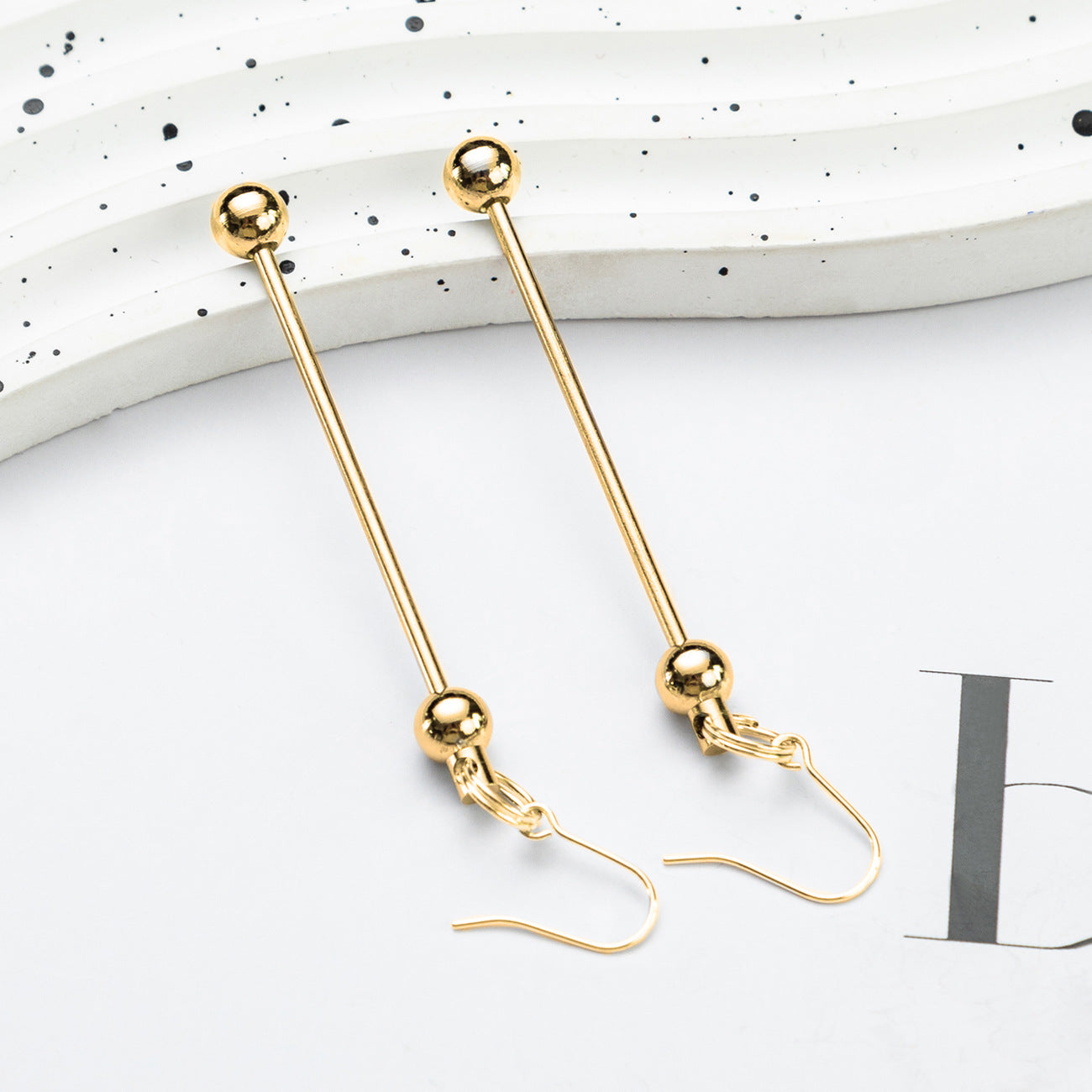 Beadable Earring Bar-Blank