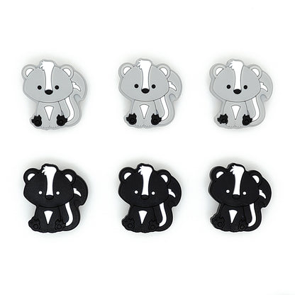 Skunk Focal Beads