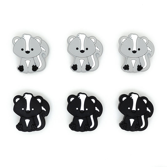 Skunk Focal Beads