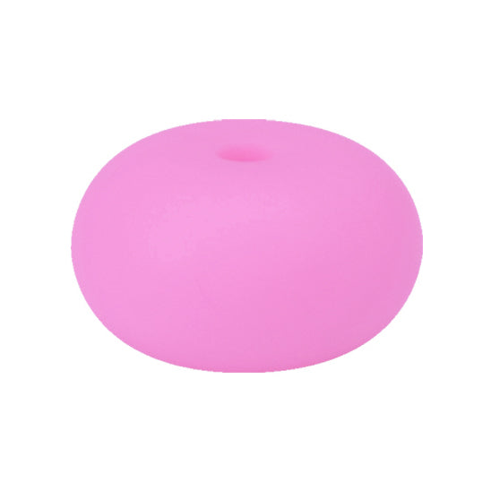 23*15mm Big Silicone Abacus Beads
