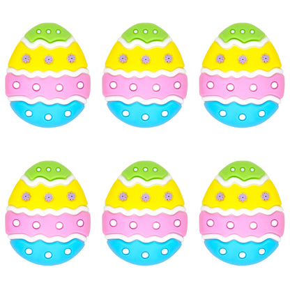 3D Easter Egg Colored Focal