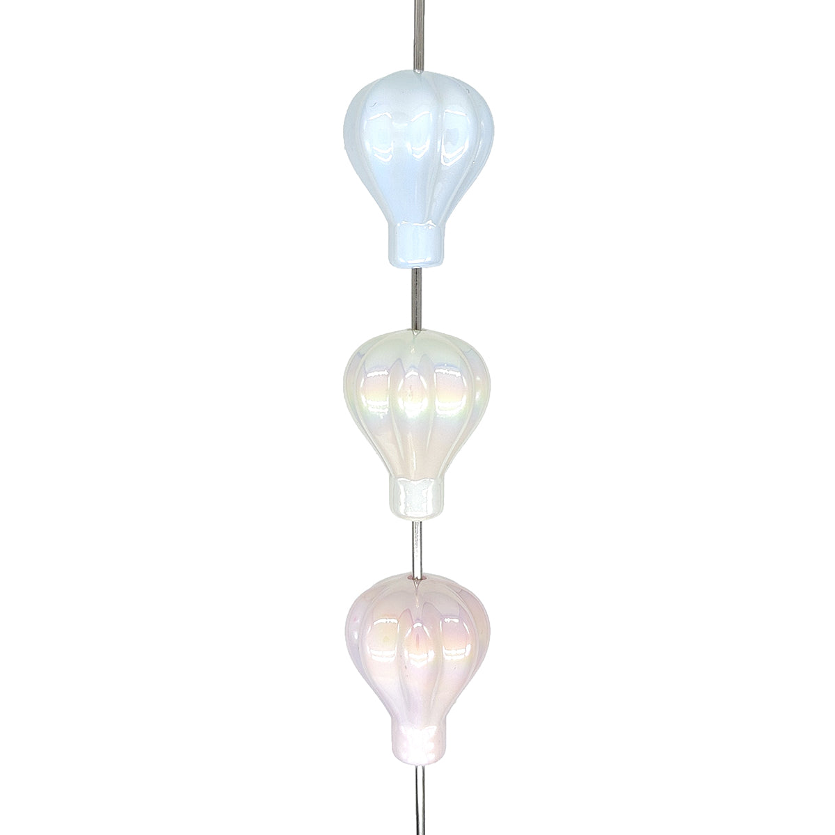 Mix Hot Air Balloon Shaped Acrylic Focal Beads