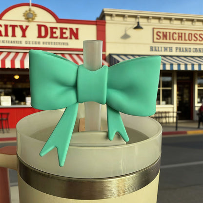 Large 3D Bow Focal Beads/Straw Charm