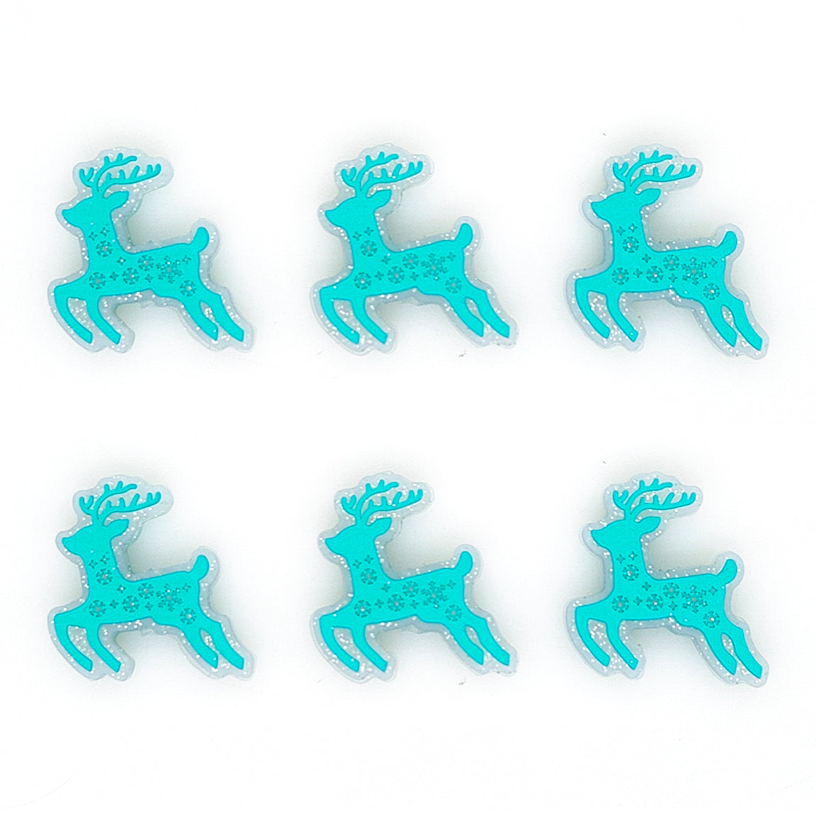 Glitter Christmas Reindeer Focal