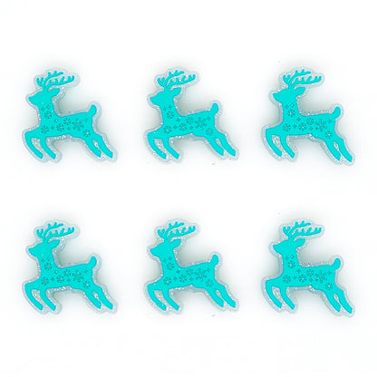 Glitter Christmas Reindeer Focal