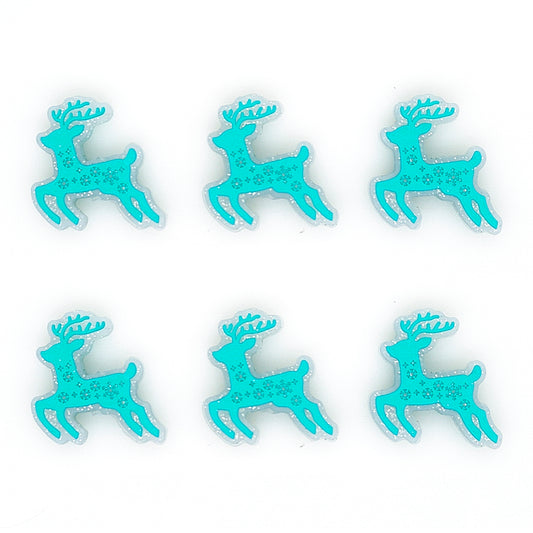 Glitter Christmas Reindeer Focal