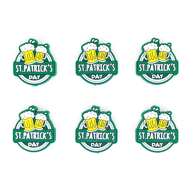St. Patrick’s Day Focal Silicone Beads