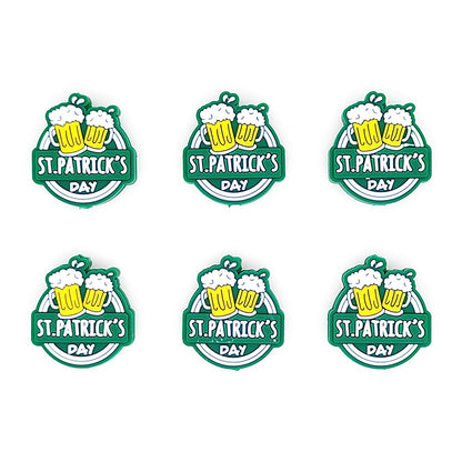 St. Patrick’s Day Focal Silicone Beads