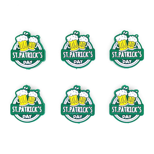 St. Patrick’s Day Focal Silicone Beads