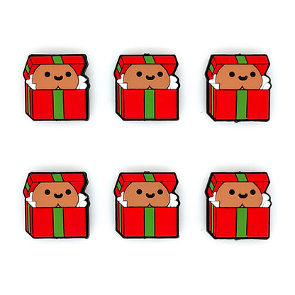 Naughty Christmas Gift Box Focal