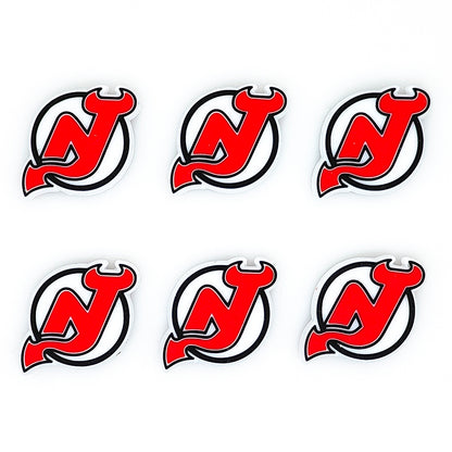 Ice Hockey Team Focal Silicone Beads