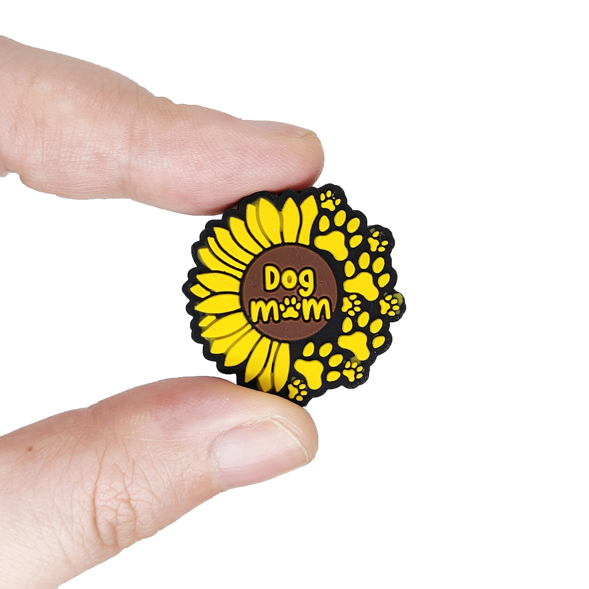 Dog Mom Sunflower Paw Focal