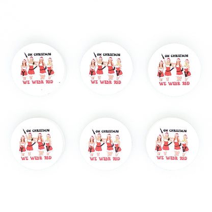 Christmas Girl Print Focal