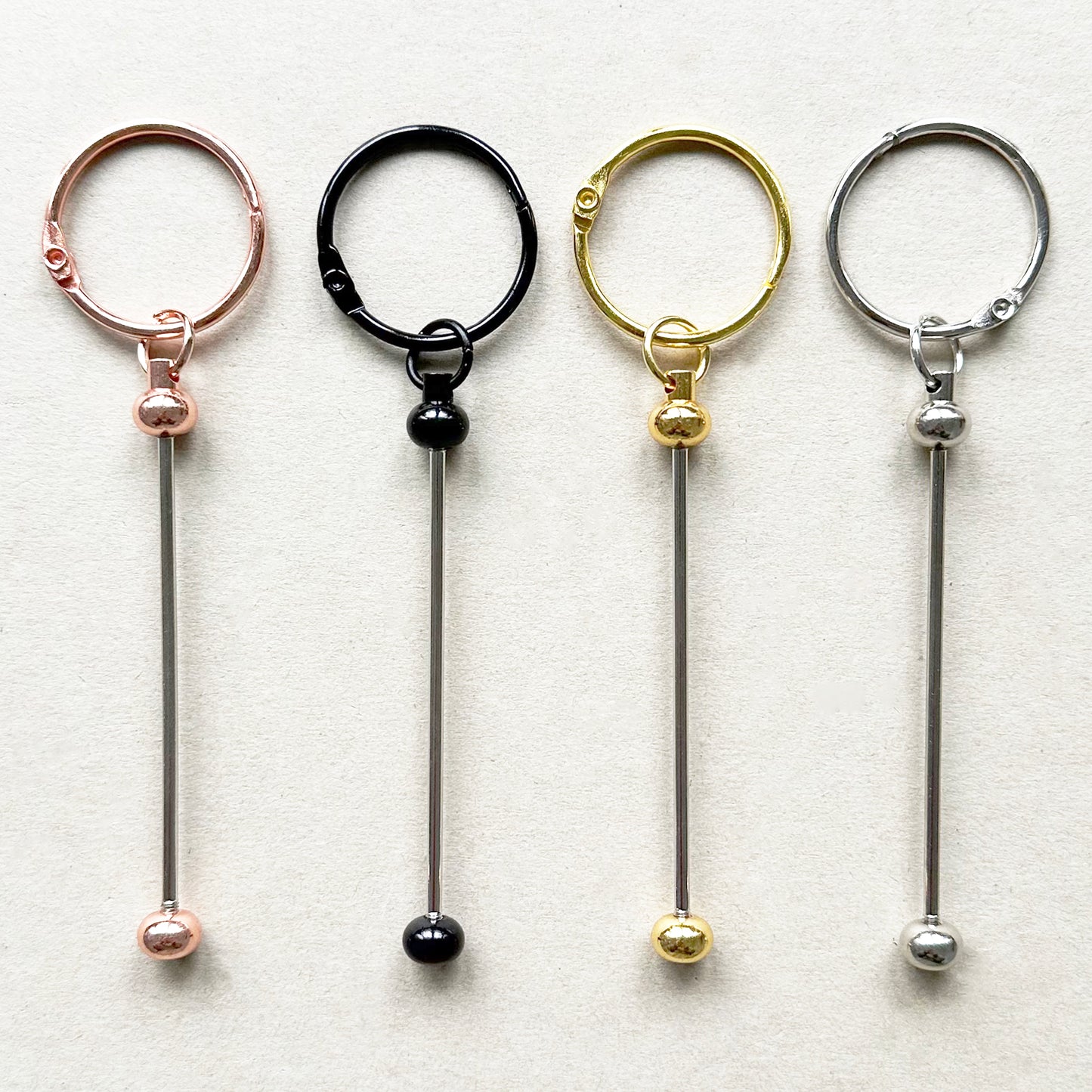 Beadable Keychain,Beadable Jewelry,Bar Blank Keychain DIY