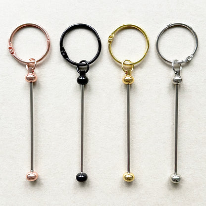 Beadable Keychain,Beadable Jewelry,Bar Blank Keychain DIY