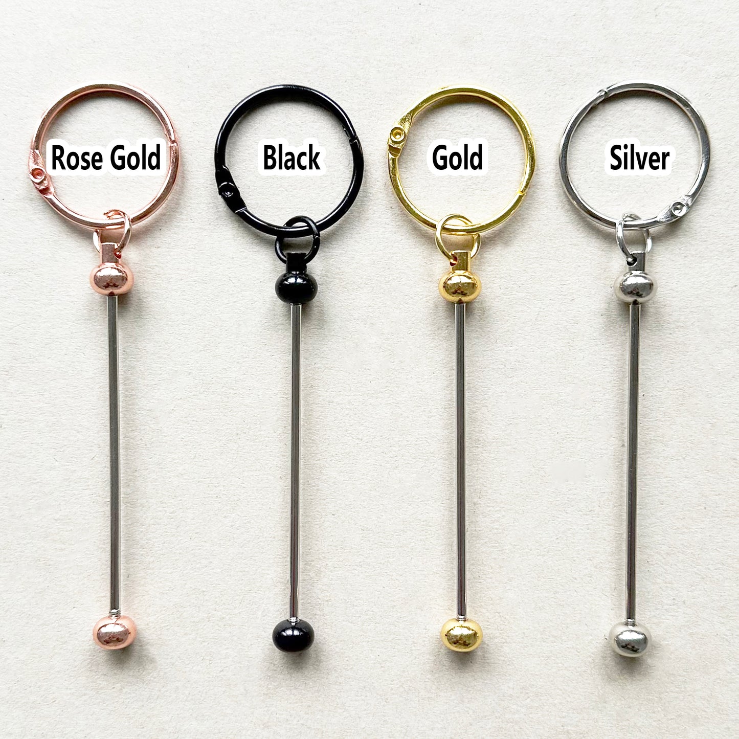 Beadable Keychain,Beadable Jewelry,Bar Blank Keychain DIY