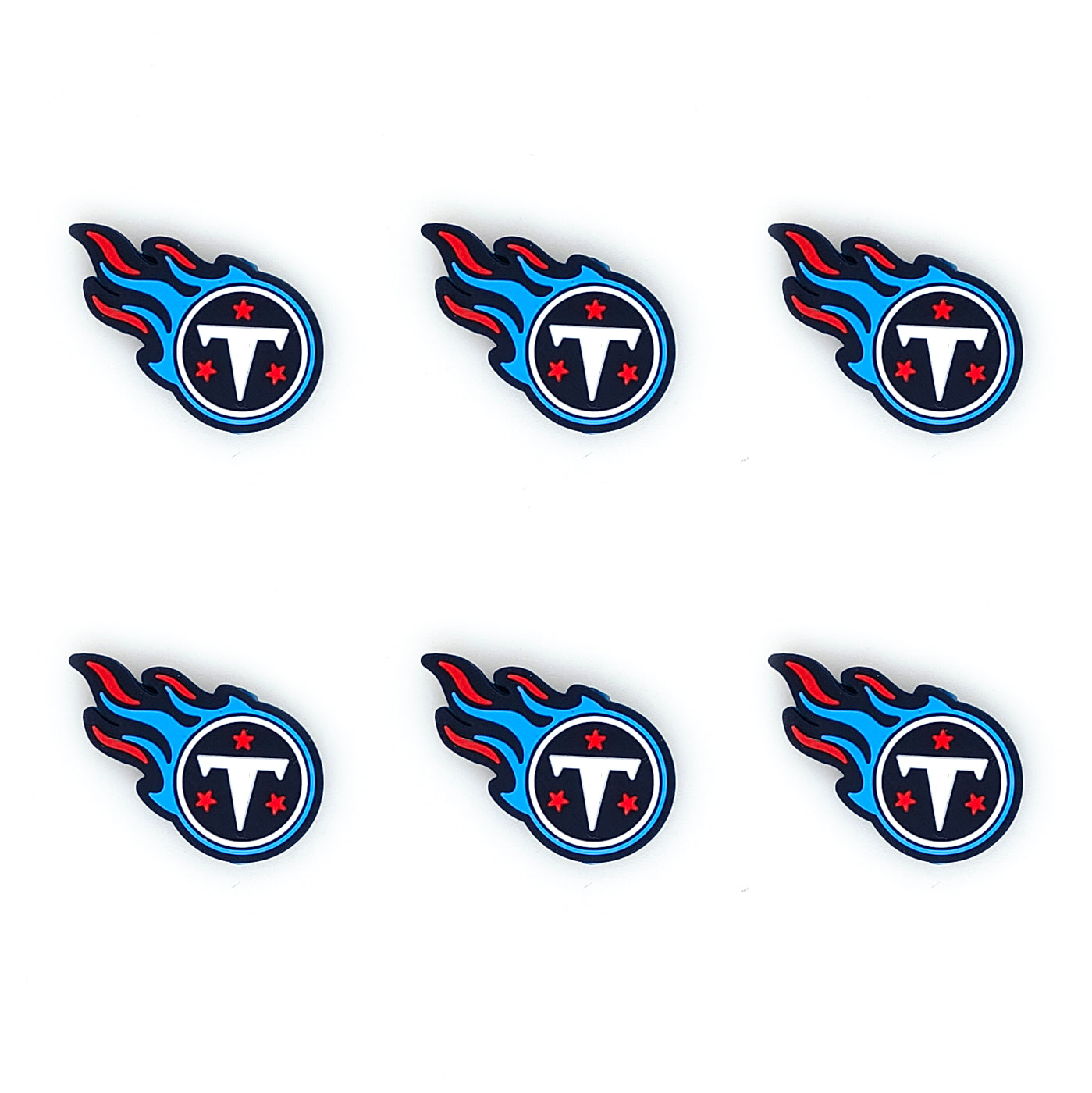 Football Team Focal Silicone Beads