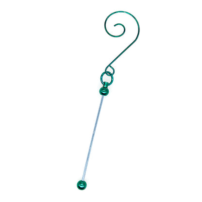 Beadable Blank Christmas Tree Hanger Hooks,Ornament Hooks