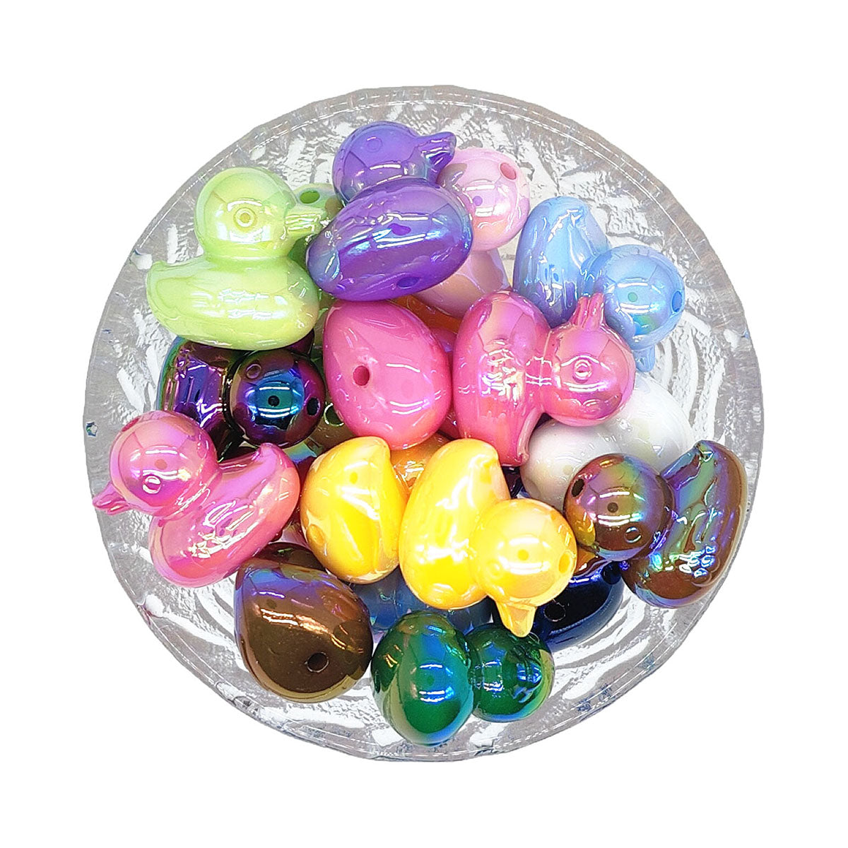 Mix Duck Acrylic Focal Beads