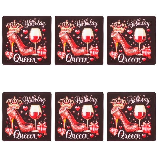 Birthday Queen Square Print Focal