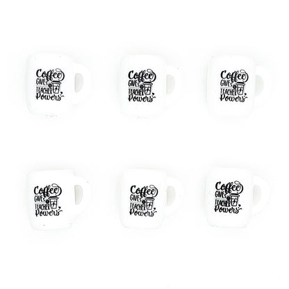 Coffee Gives Teacher Power Coffee Mug Focal