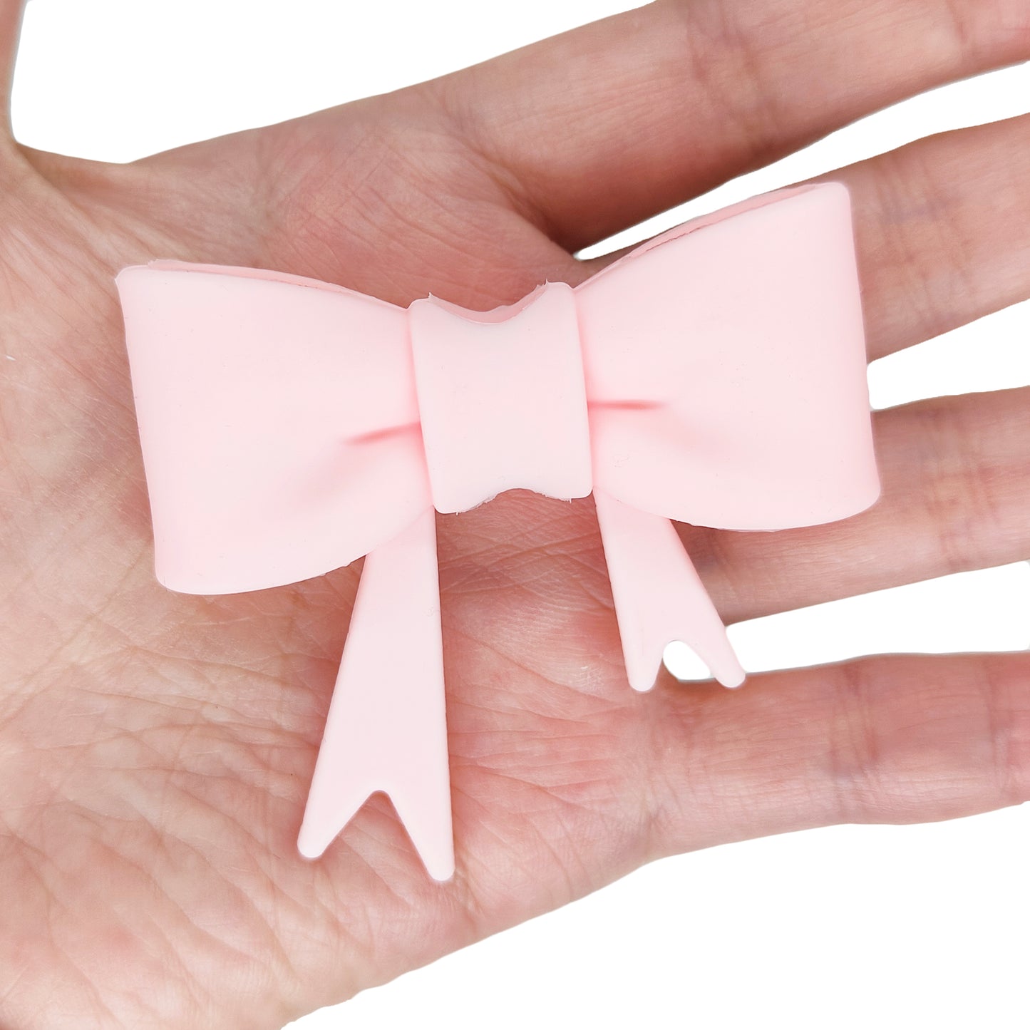Large 3D Bow Focal Beads/Straw Charm