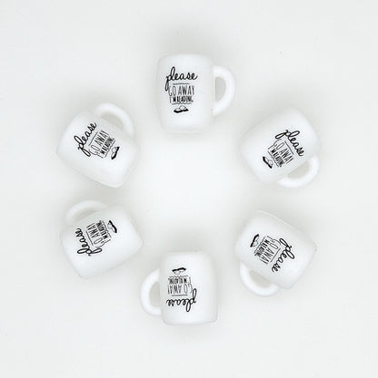 Please Go Away I'm Reading Coffee Mug Focal