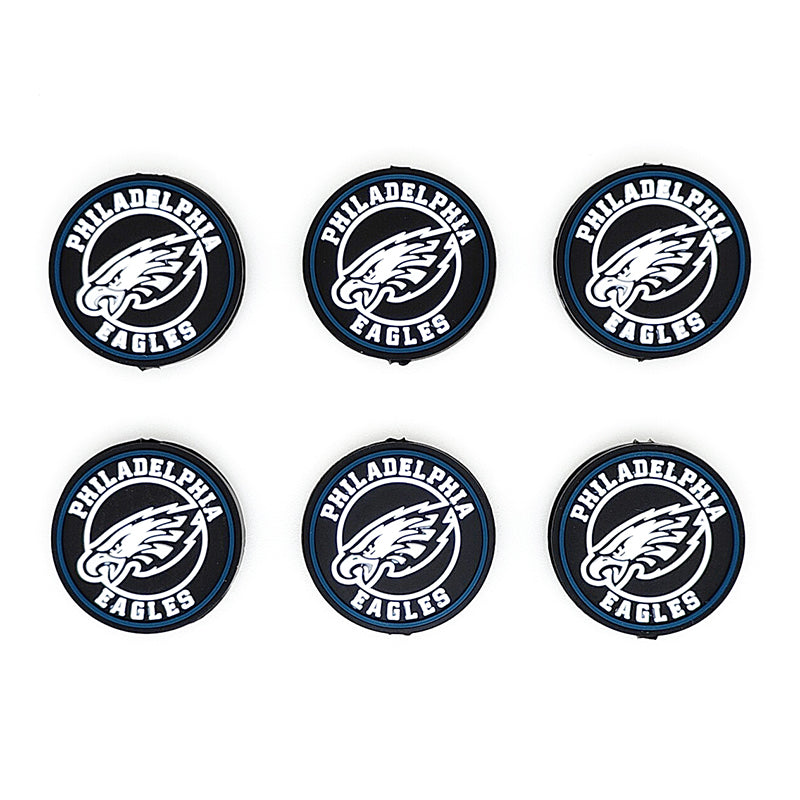 Football Team Focal Silicone Beads