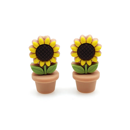 Sunflower Plant Pot Focal