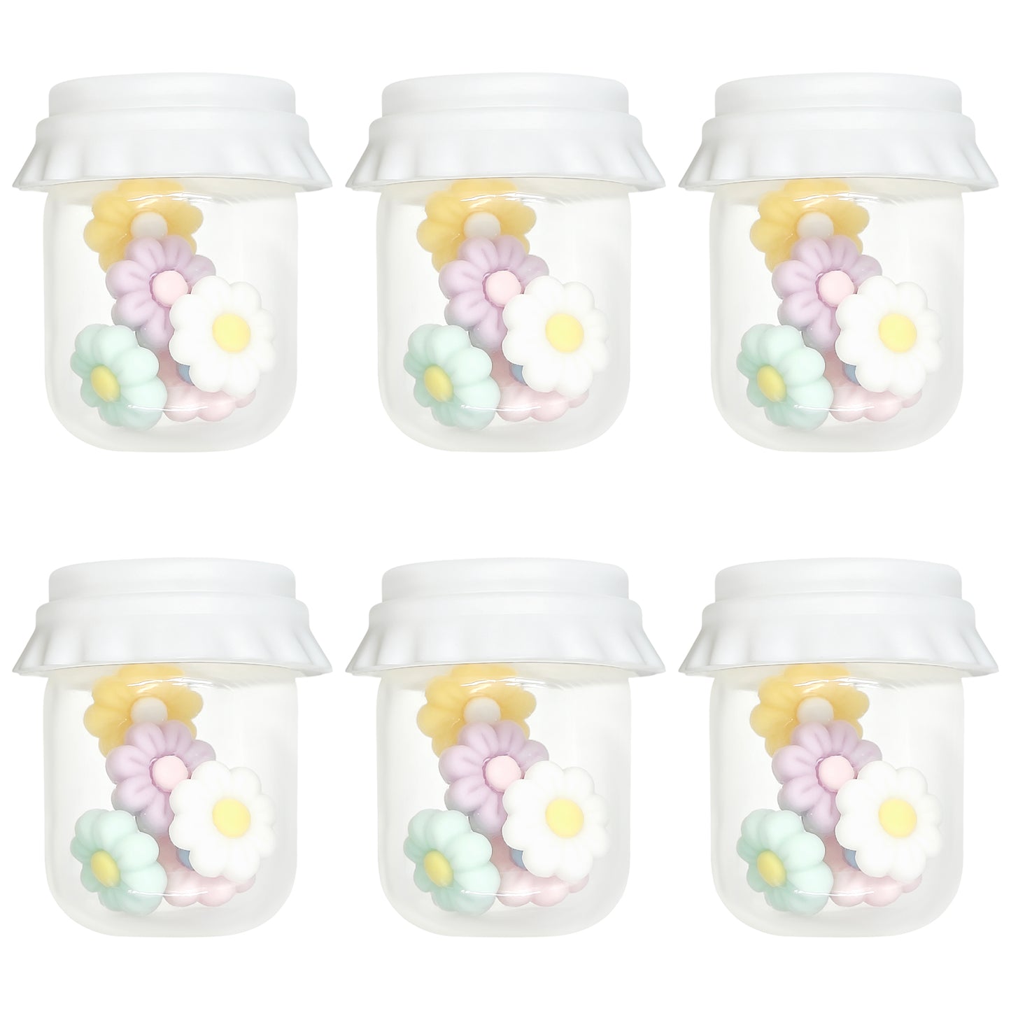 3D Daisy Flower Jar Focal