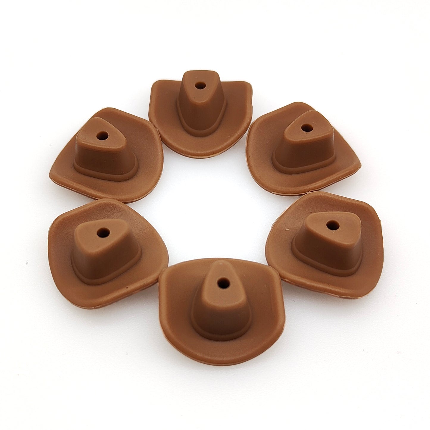 Cowboy Hat Focal Beads Silicone Beads 20*20mm